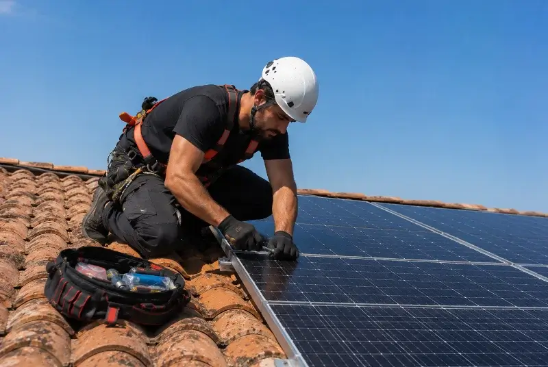 Maintenance et monitoring de panneaux solaires à Cadillac-en-Fronsadais